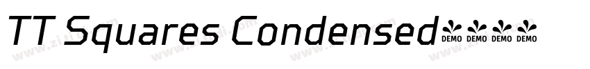 TT Squares Condensed字体转换